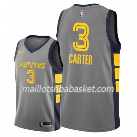 Maillot Homme Memphis Grizzlies Jevon Carter 3 2018-19 Nike City Edition Gris Swingman Maillot Homme Memphis Grizzlies Jevon Carter 3 2018-19 Nike City Edition Gris Swingman
